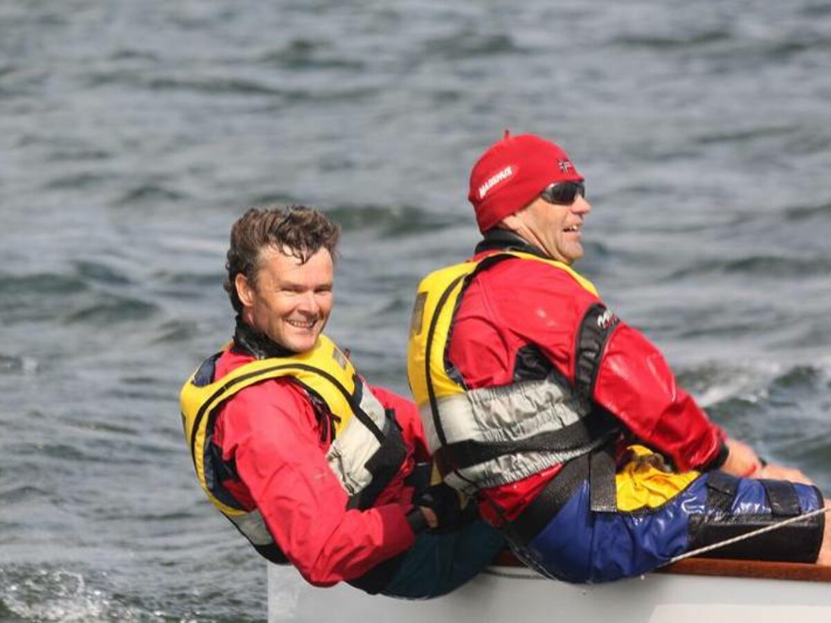 Die strahlenden Sieger Bernd Höft und Burkhard Riek